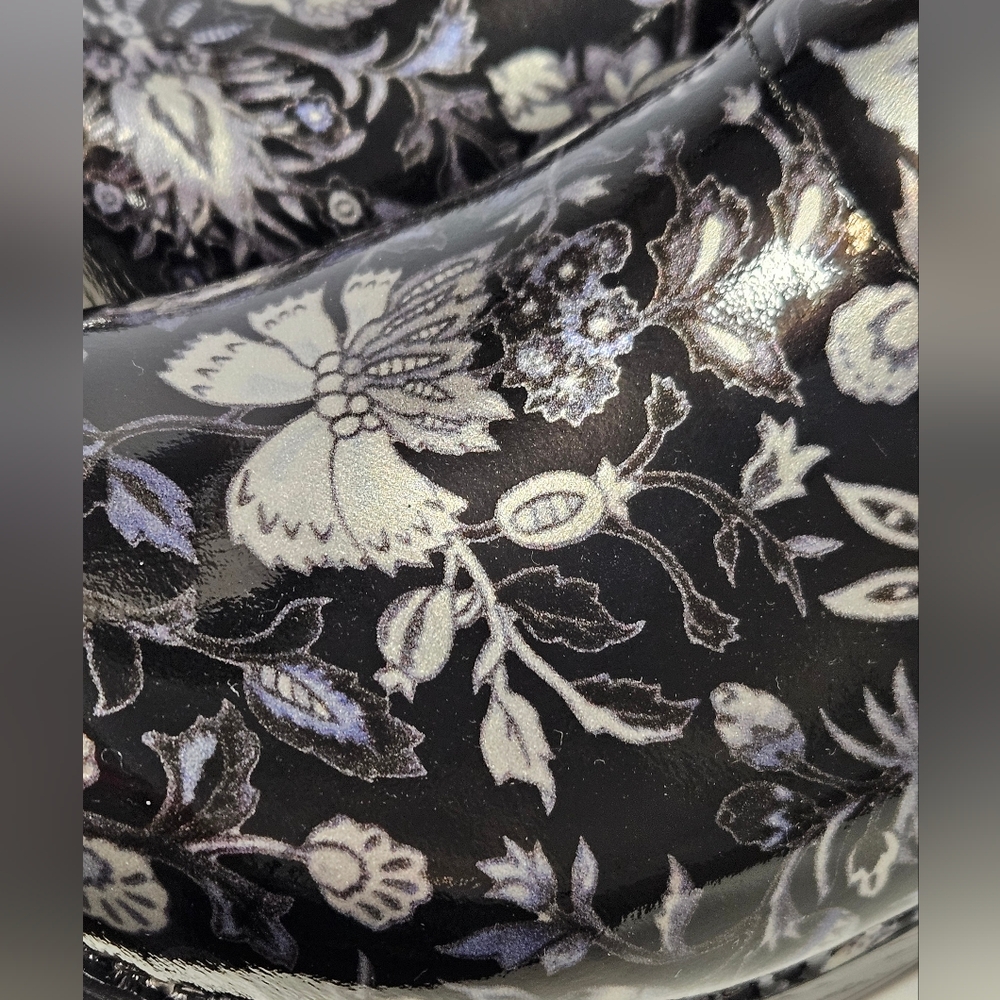 Dansko Women's Metallic Floral Print Slip-On Shoes, Sz 37, US Sz 6.5-7 - Picture 9 of 12